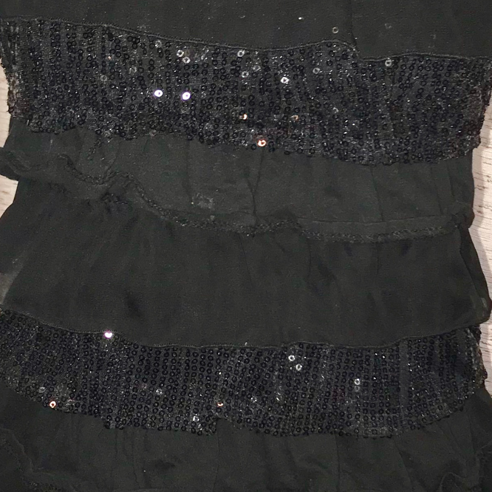 Justice Sequined & Ruffled Tunic (Size 8) - Picture 3 of 8